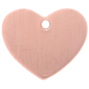 Breloque coeur 16x19 mm pour poudre de sur-glaçure Efcolor en cuivre x1|raw }}