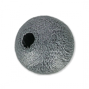 Perles rondes en bois 6 mm Hematite Nacré x25