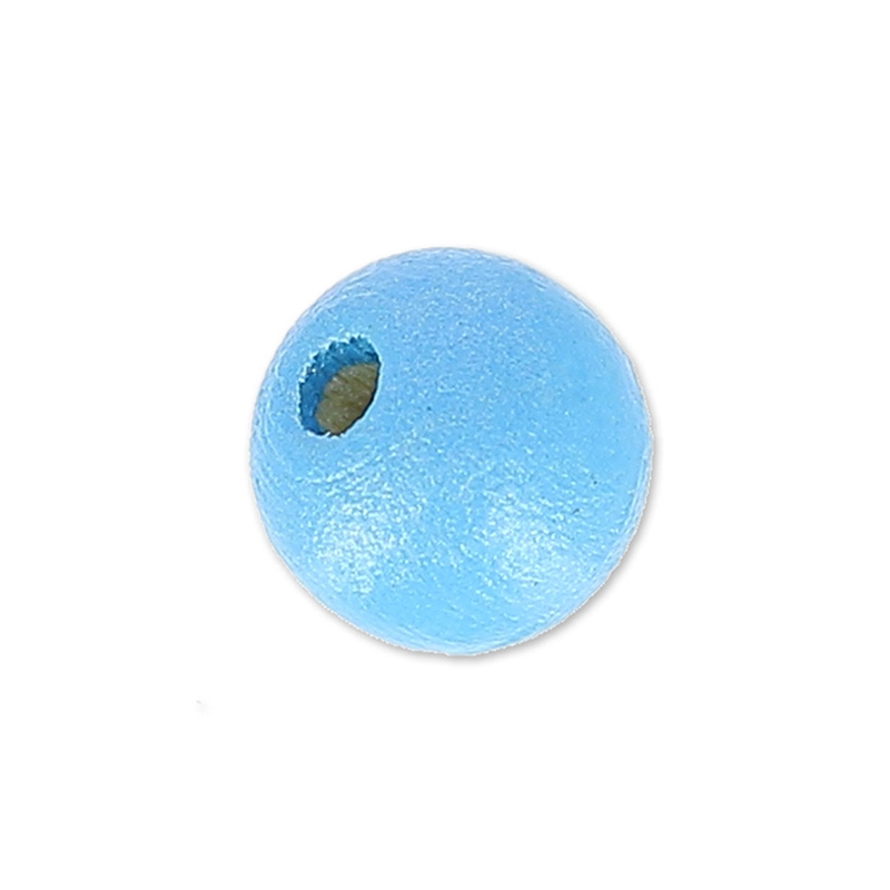 Lot De 25 Perles Rondes Nacrées Couleur Teal (bleu-vert) 10 Mm - Marque Preciosa, Neuves, Fabriquées En France
