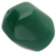 Perle baroque irrégulière en résine opaque 22x17 mm - Vert émeraude x1|raw }}