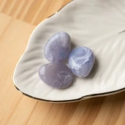 Perle plate irrégulière 25x20 mm en résine opaque - Gris glacier marbré x1