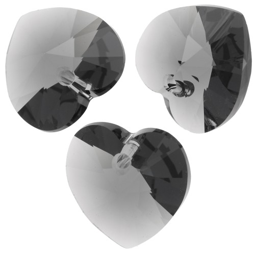 Coeur PureCrystal 6228 14,4x14 mm Graphite x1