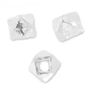Perles Cubes facettés 3 mm en Argent 925 x10