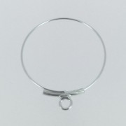 Intercalaires créoles à décorer 25 mm - Argent 925 x2