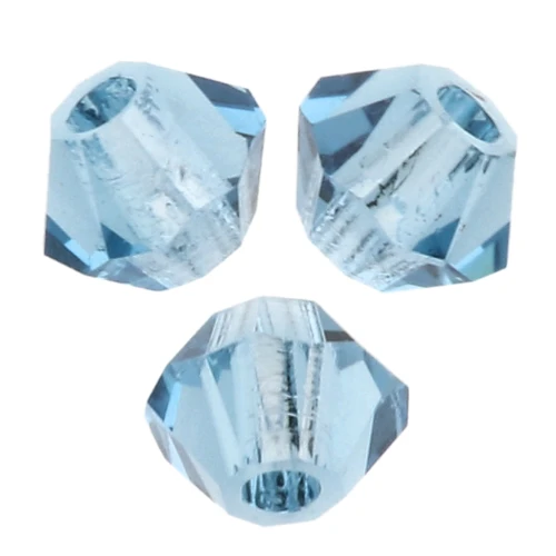 Perles toupies Preciosa - Rondelle Bead 3 mm - Malibu Blue x30