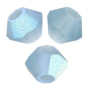 Perles toupies Preciosa - Rondelle Bead 3 mm - Malibu Blue AB Matt x30|raw }}