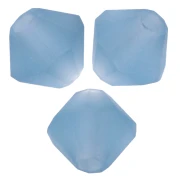 Perles toupies Preciosa - Rondelle Bead 4 mm - Malibu Blue Matt x30