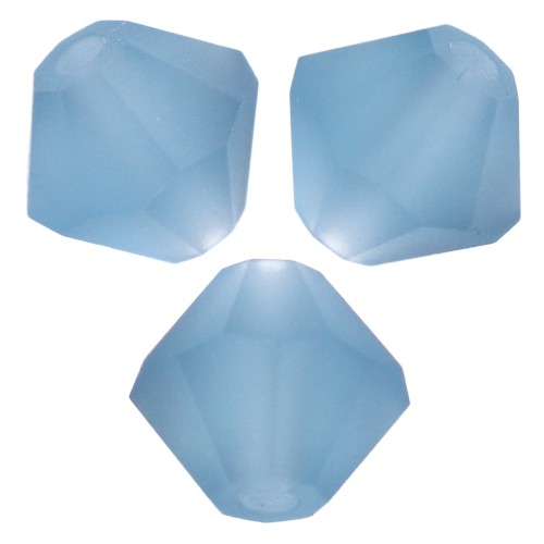 Perles toupies Preciosa - Rondelle Bead 5 mm - Malibu Blue Matt x12