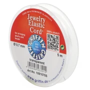 Fil élastique 0.7 mm Stretch Magic Elastic Cord - Transparent x5m