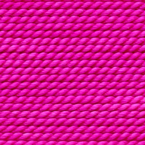 Fil de soie 0.70 mm - Rose fluo x2m