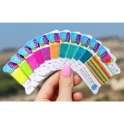 Fil de soie 0.70 mm - Bleu céruléen clair x2m