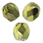 Facettes 3 mm - Crystal Olive Metallic Ice x50
