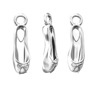 Breloque ballerine 14,5 mm en Argent 925 x1