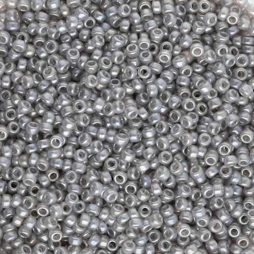 Rocaille Miyuki 15/0 526 - Silver Grey Ceylon x8g