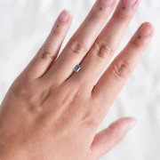 Aigue Marine rectangle 5.4x3.7 mm - 0.40 cts