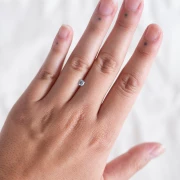 Aigue Marine coussin 4.1x3.9 mm - 0.40 cts