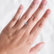 Aigue Marine trillion 5.1 mm - 0.50 cts