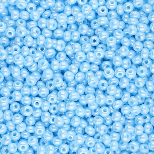 Perles rocailles Preciosa 11/0 2 mm - Light Turquoise Sfinx x20g