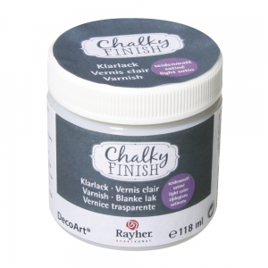 Vernis clair satiné pour peinture acrylique et Chalky ...