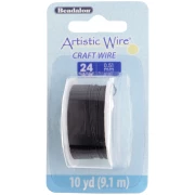 Fil de cuivre Artistic Wire 0.51 mm - Noir x9.1m