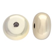 Perles rondelles 17x9.5 mm en acrylique métallisée CCB - Doré x6|raw }}