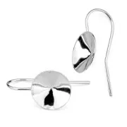 Crochets d'oreilles pour Rivoli 1122 12 mm Argent 925 x2