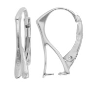 Dormeuses attache pendentif 18 mm - Argent 925 x2|raw }}