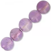 Perles rondes en pierre gemme Amethyste 3 mm x25