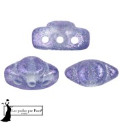 Perles en verre Volos® par Puca® 4x8 mm - Candy Blueberry x10g|raw }}