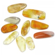 Gouttes irrégulières 12-22 mm Red Agate x10|raw }}