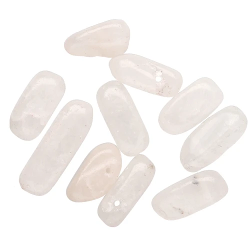 Gouttes irrégulières 12-22 mm Quartz Rose x10