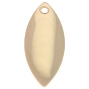 Breloque navette 16x7 mm - Doré x1|raw }}