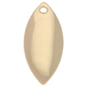 Breloque navette 16x7 mm - Doré x1