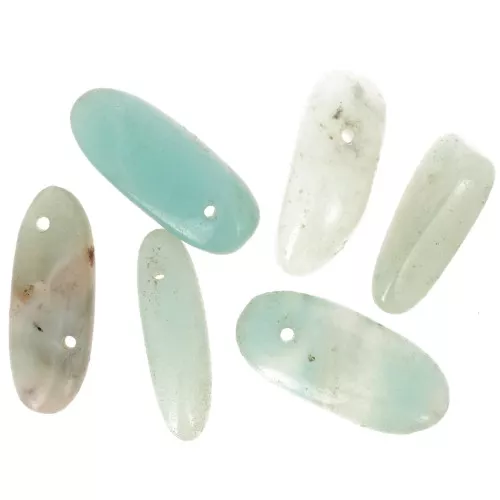 Gouttes irrégulières 12-22 mm Amazonite x10