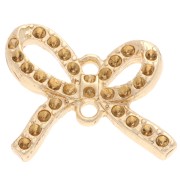 Intercalaire noeud 13x15 mm pour cabochon 1 mm - Doré x1|raw }}