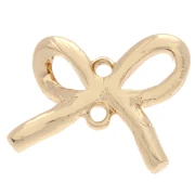 Intercalaire noeud 13x15 mm pour cabochon 1 mm - Doré x1