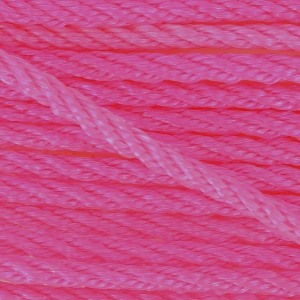 Fil nylon torsadé 2 mm Hot Pink x2.9 m