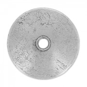 Coupelles lisses 15 mm argenté vieilli x10|raw }}