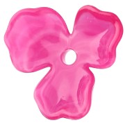 Pendentif fleur 23.5 mm en acétate - Marbré Fuschia x1|raw }}