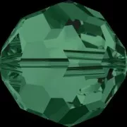 Perles rondes  PureCrystal 5000 6 mm Emerald x6