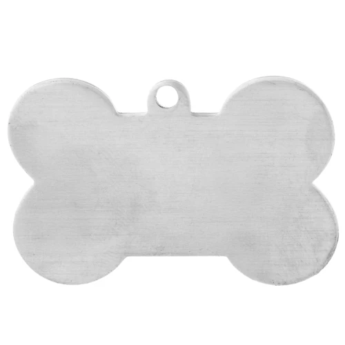 Pendentif os ImpressArt 27x41 mm - Dog Tag - Aluminium x1