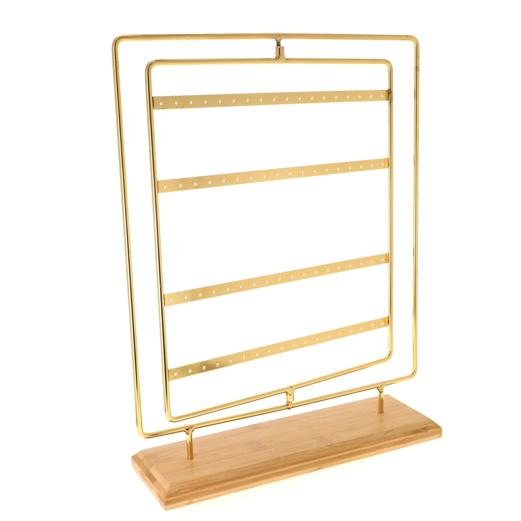 Stuurvnee Présentoir à Bijoux Blanc En Métal – Élégant Porte-Colliers, Bracelets, Boucles D’Oreilles & Bagues – 20,5 X 7,5 X 24 Cm