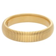Bracelet jonc 68 mm - Largeur 16 mm - Acier inoxydable 304 Doré x1|raw }}