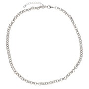 Collier maille jaseron 6 mm - Acier inoxydable 304 x45cm|raw }}