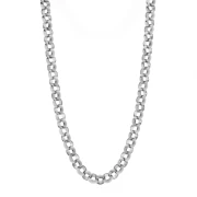 Collier maille jaseron 7 mm - Acier inoxydable 304 x45cm