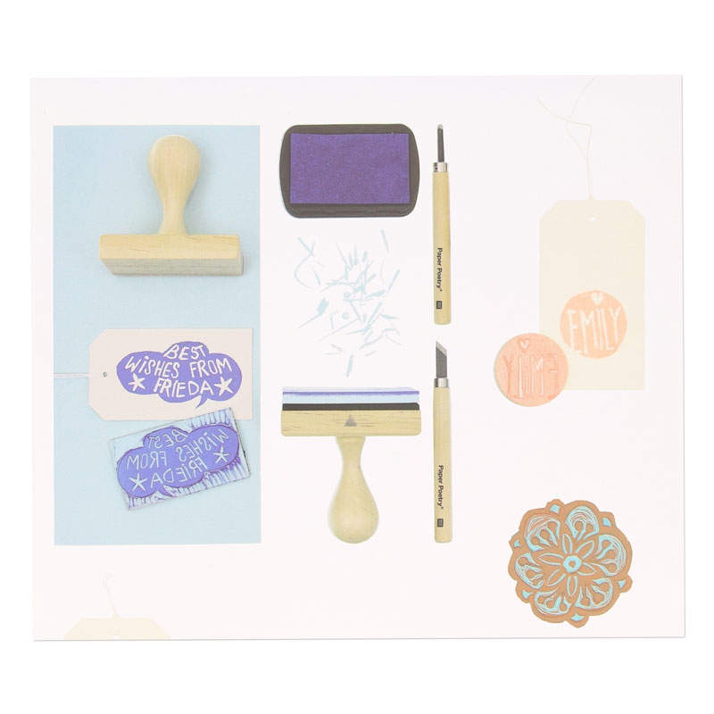 Couteaux A Sculpter Pour Tampon A Faire Soi Meme Paper Poetry X6 Perles Co