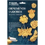 Kit métal à repousser - Graine Creative - Ornements (a)dorés - Doré - argenté x1|raw }}