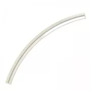Perle tube incurvé 36x2.4 mm - Argent 925 x1