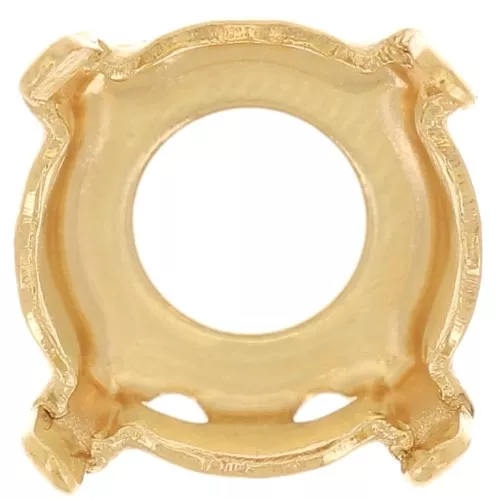 Serti griffe pour cabochon PureCrystal 1028/1088/1122 Rivoli 8 mm - Doré x1