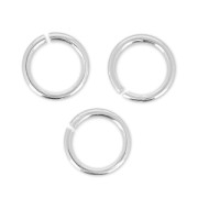 Anneaux ouverts 5x0,6 mm en Argent 925 x25|raw }}
